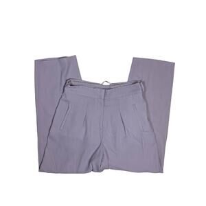 Topshop Tailored Wide Leg Lilac Pants Women’s Size 8 – High Waist Dress Trousers